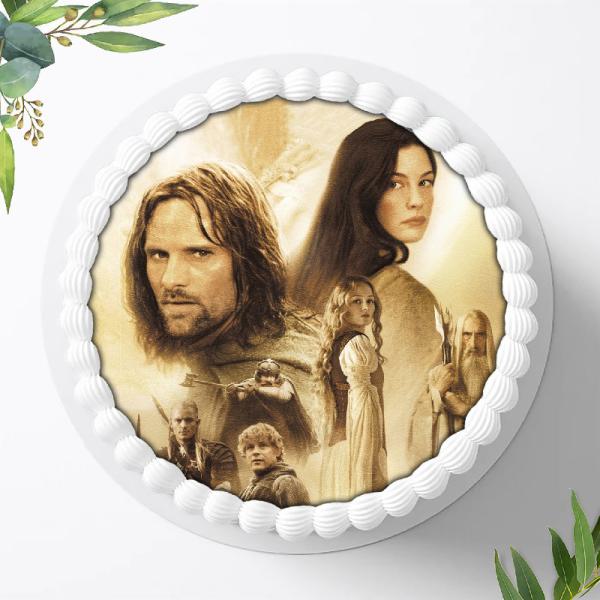 Preview: Der Herr der Ringe Tortenaufleger Ø 20cm, 08451w